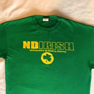 University of ND Irish t-shirt